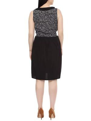 peter pan collar floral flared dress - 14081035 - Standard Image - 3