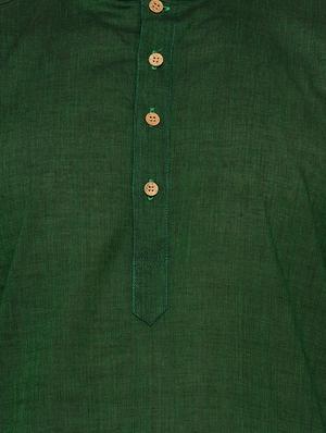 green cotton ethnic wear set - 14081111 - Standard Image - 4