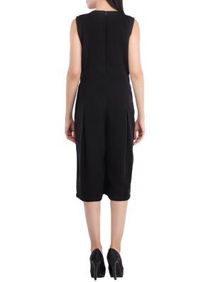 sleeveless pleat detail jumpsuit - 14081526 - Standard Image - 3
