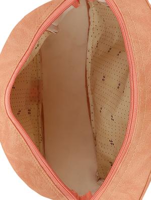 pink leatherette fashion backpack - 14082327 - Standard Image - 3