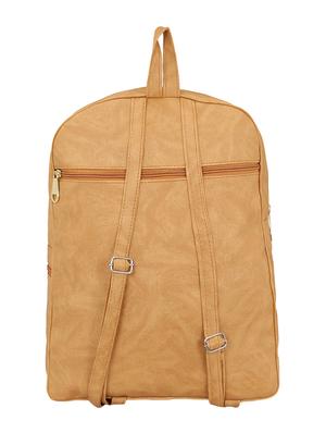 beige leatherette fashion backpack - 14082328 - Standard Image - 2