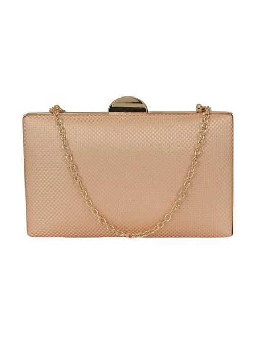 pink metal box clutch - 14082341 -  Standard Image - 0