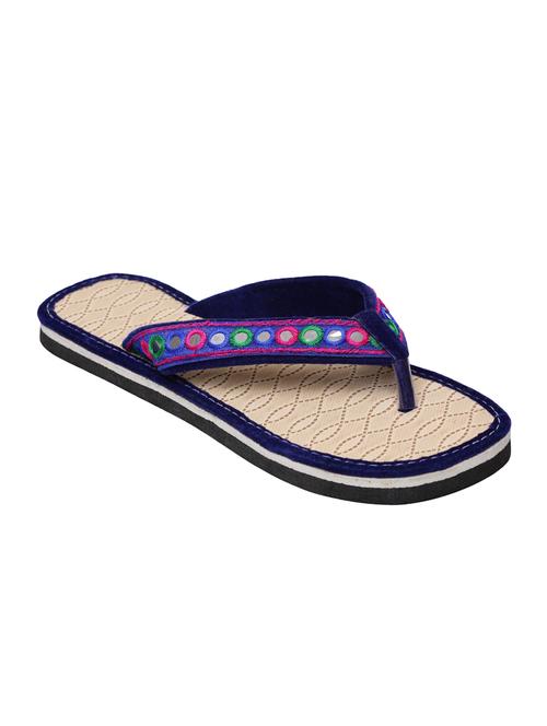 blue toe separator slipper - 14085450 - Standard Image - 1