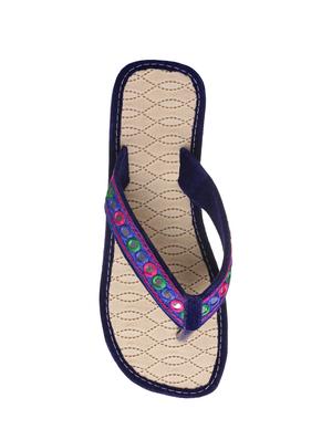 blue toe separator slipper - 14085450 - Standard Image - 4
