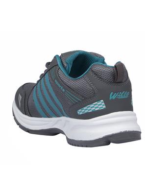 grey mesh lace up sport shoe - 14088152 - Standard Image - 3
