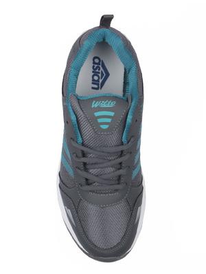 grey mesh lace up sport shoe - 14088152 - Standard Image - 4