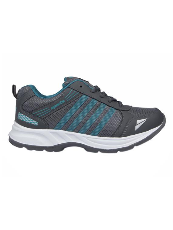 grey mesh lace up sport shoe - 14088152 - Zoom Image - 2