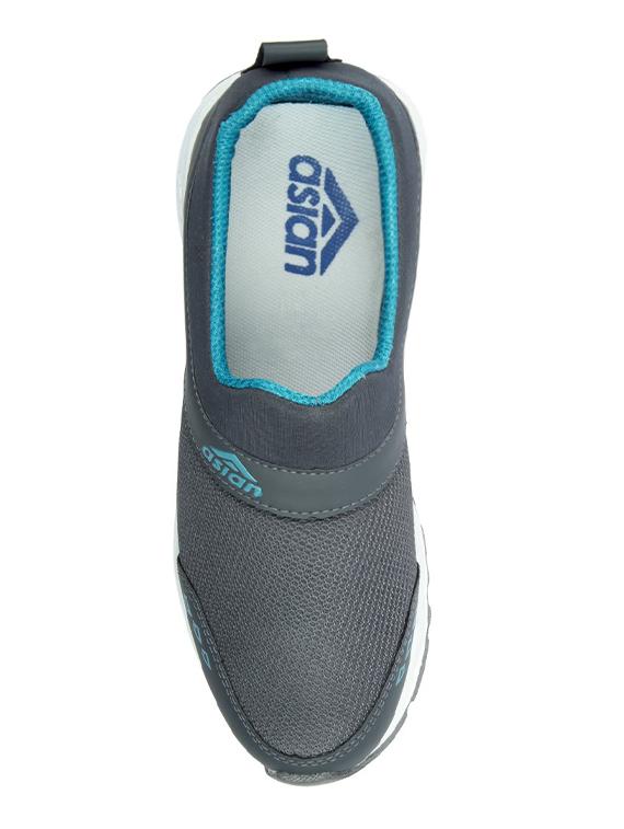 grey mesh slip on sport shoe - 14088167 - Zoom Image - 4