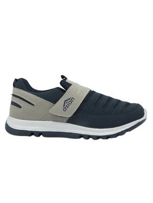 blue leatherette slip on sport shoe - 14088169 - Standard Image - 2
