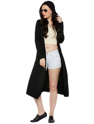 black cotton poly blend shrug - 14088399 - Standard Image - 2
