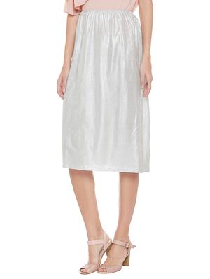 high rise gathered a-line skirt - 14096302 - Standard Image - 2