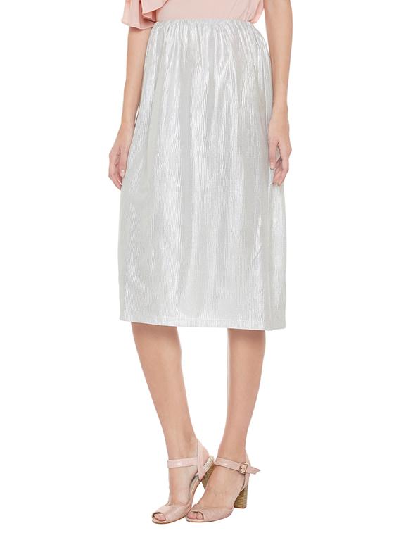 high rise gathered a-line skirt - 14096302 - Zoom Image - 2