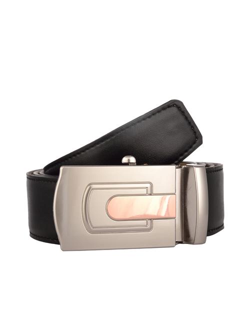 black leather belt - 14096473 - Standard Image - 1