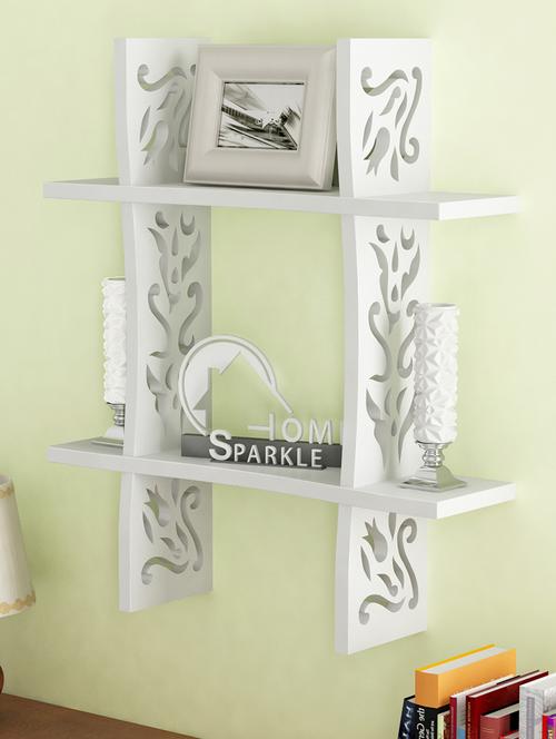 engineered wood wall shelf by home sparkle - 14096830 - Standard Image - 1