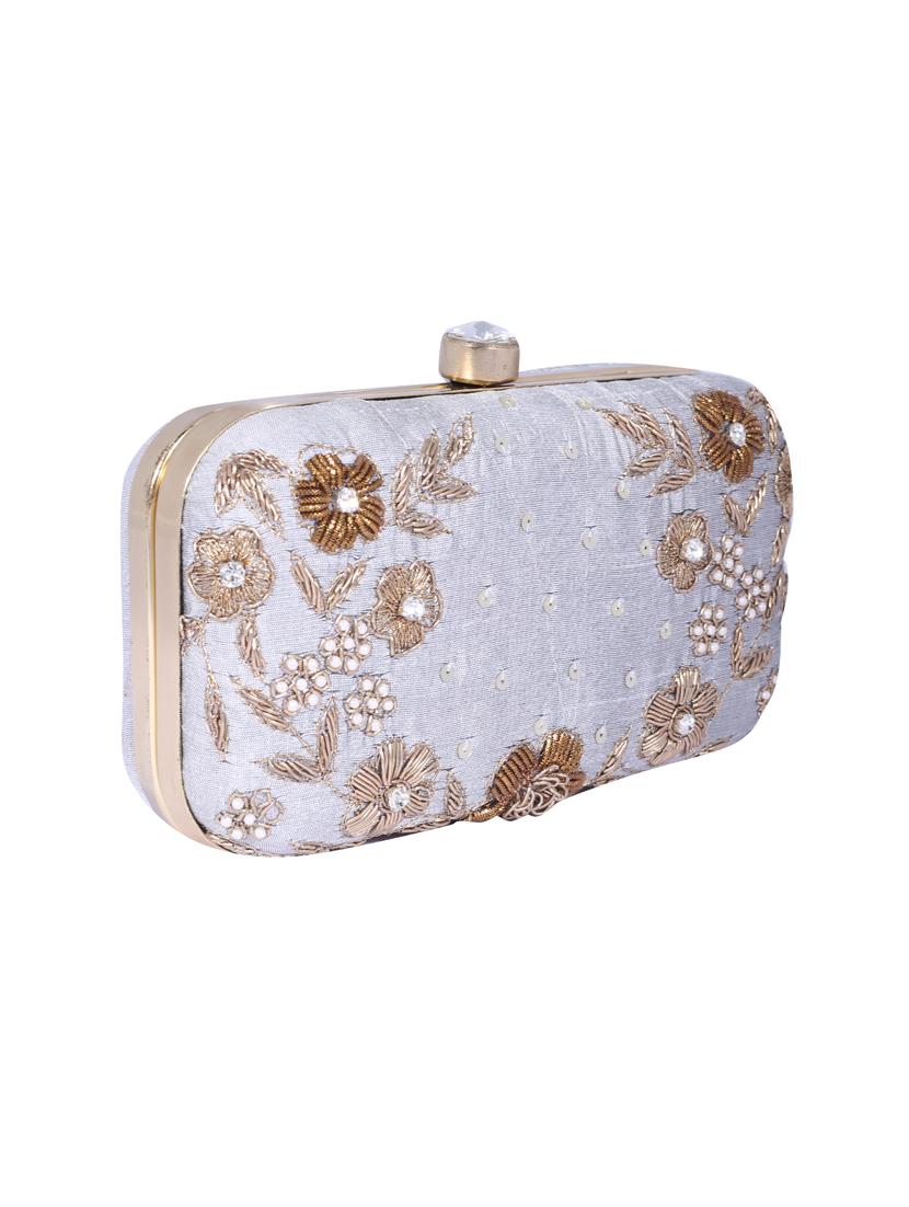 grey metal clutch - 14098062 - Zoom Image - 5