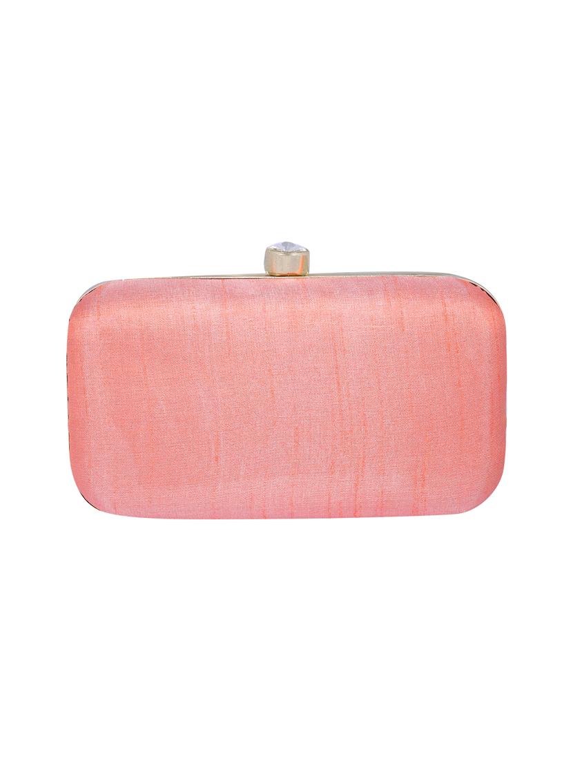 pink metal clutch - 14098063 - Zoom Image - 2