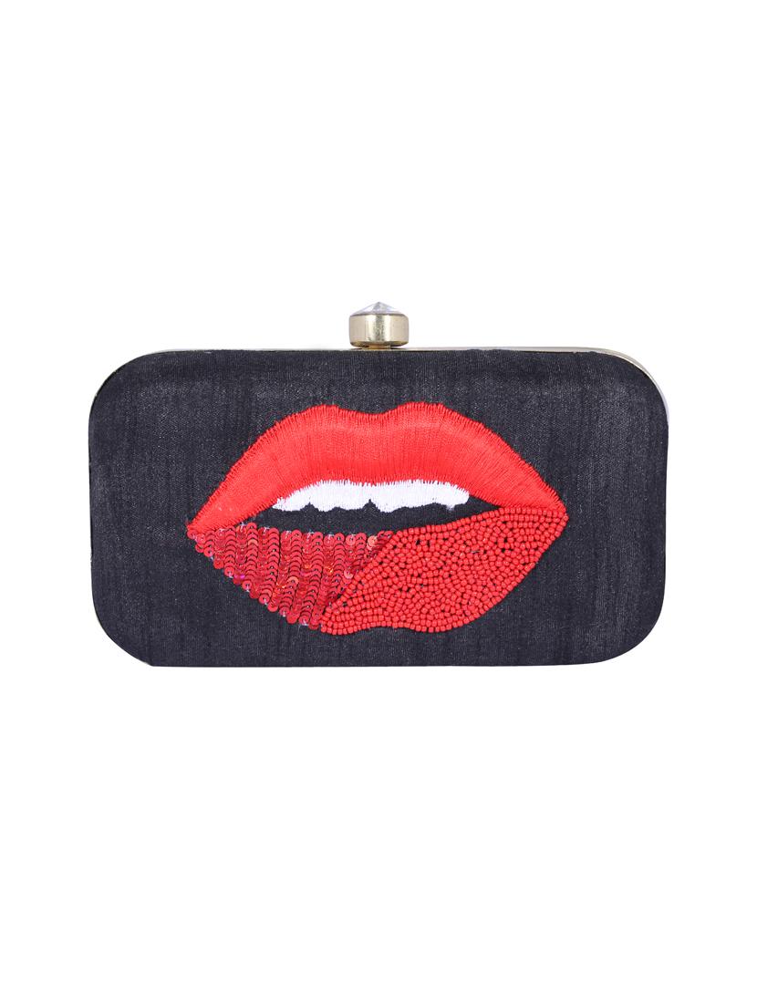 black metal clutch - 14098066 - Zoom Image - 4