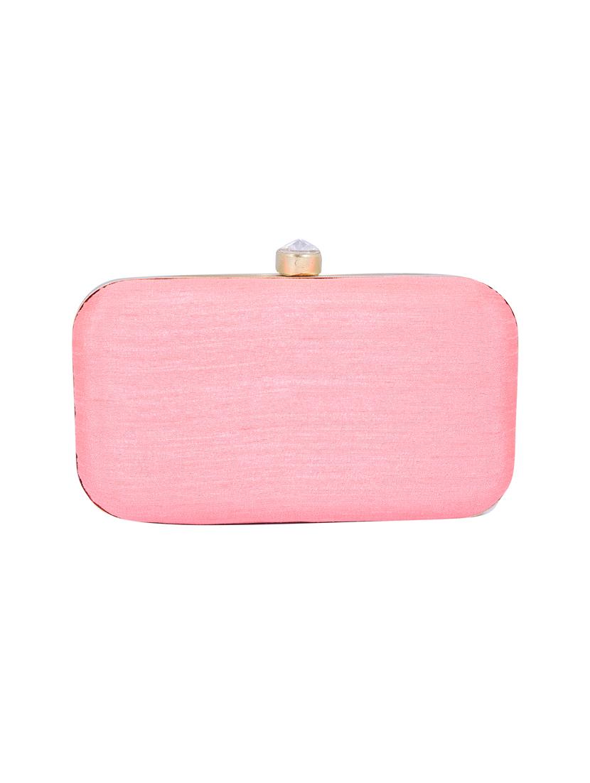pink metal clutch - 14098069 - Zoom Image - 2
