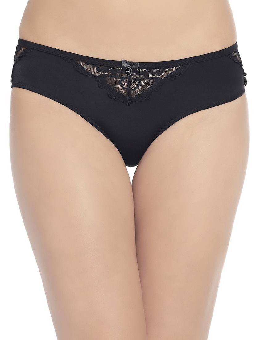 black nylon hipster panty - 14099366 - Zoom Image - 1