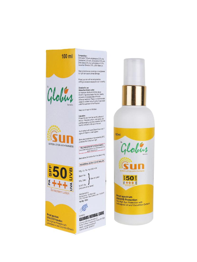 globus sunscreen lotion with fairness - 14101993 - Zoom Image - 5
