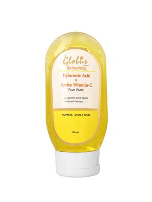 globus hyluronic acid & active vitamin-c face wash - 14102057 - Standard Image - 2