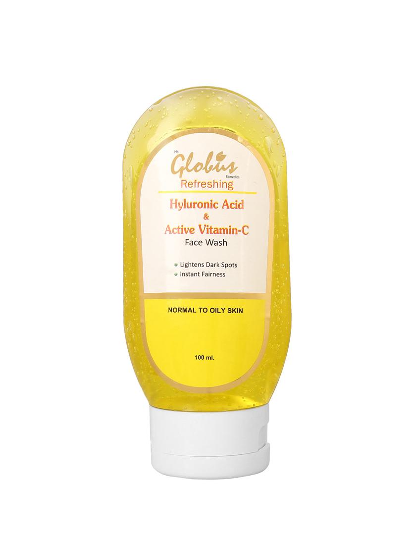 globus hyluronic acid & active vitamin-c face wash - 14102057 - Zoom Image - 2