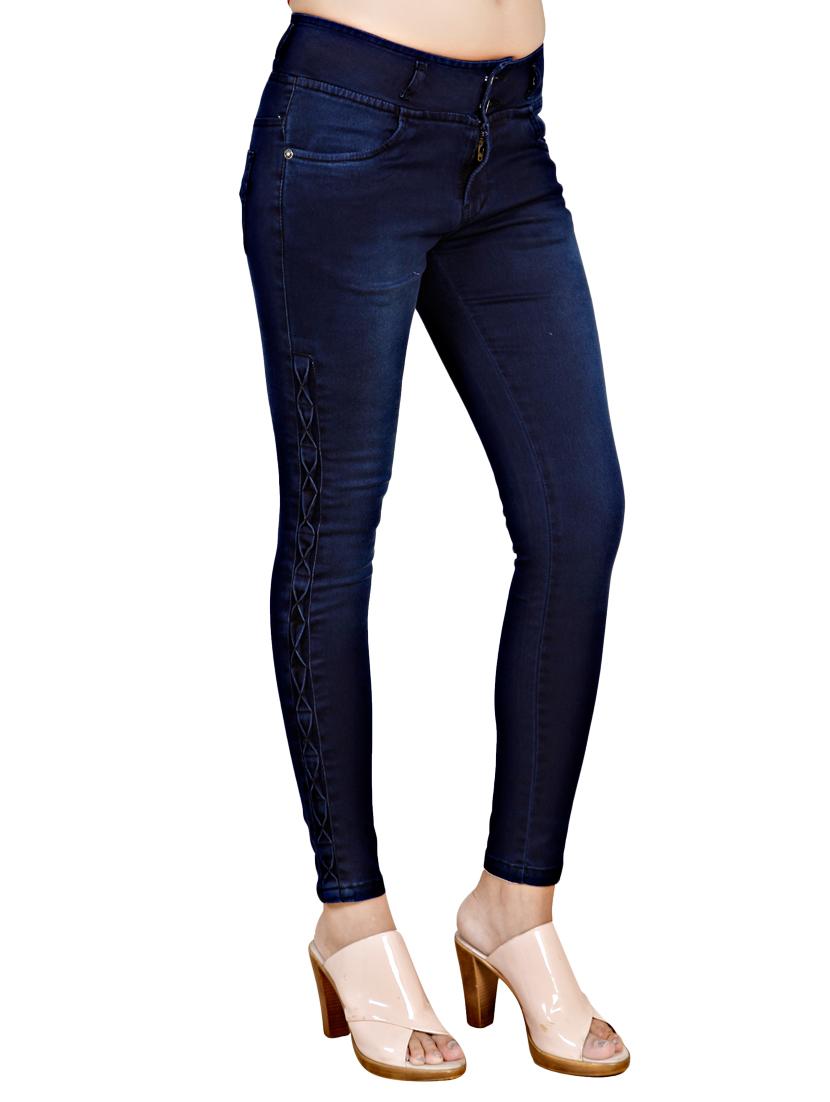 navy blue denim jeans - 14103723 - Zoom Image - 2