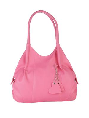 pink leatherette handbag - 14103831 - Standard Image - 2