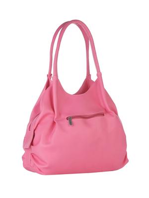 pink leatherette handbag - 14103831 - Standard Image - 3