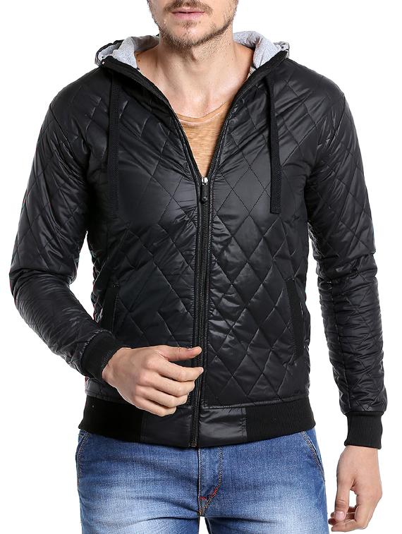 black cotton quilted jacket - 14104165 - Zoom Image - 1