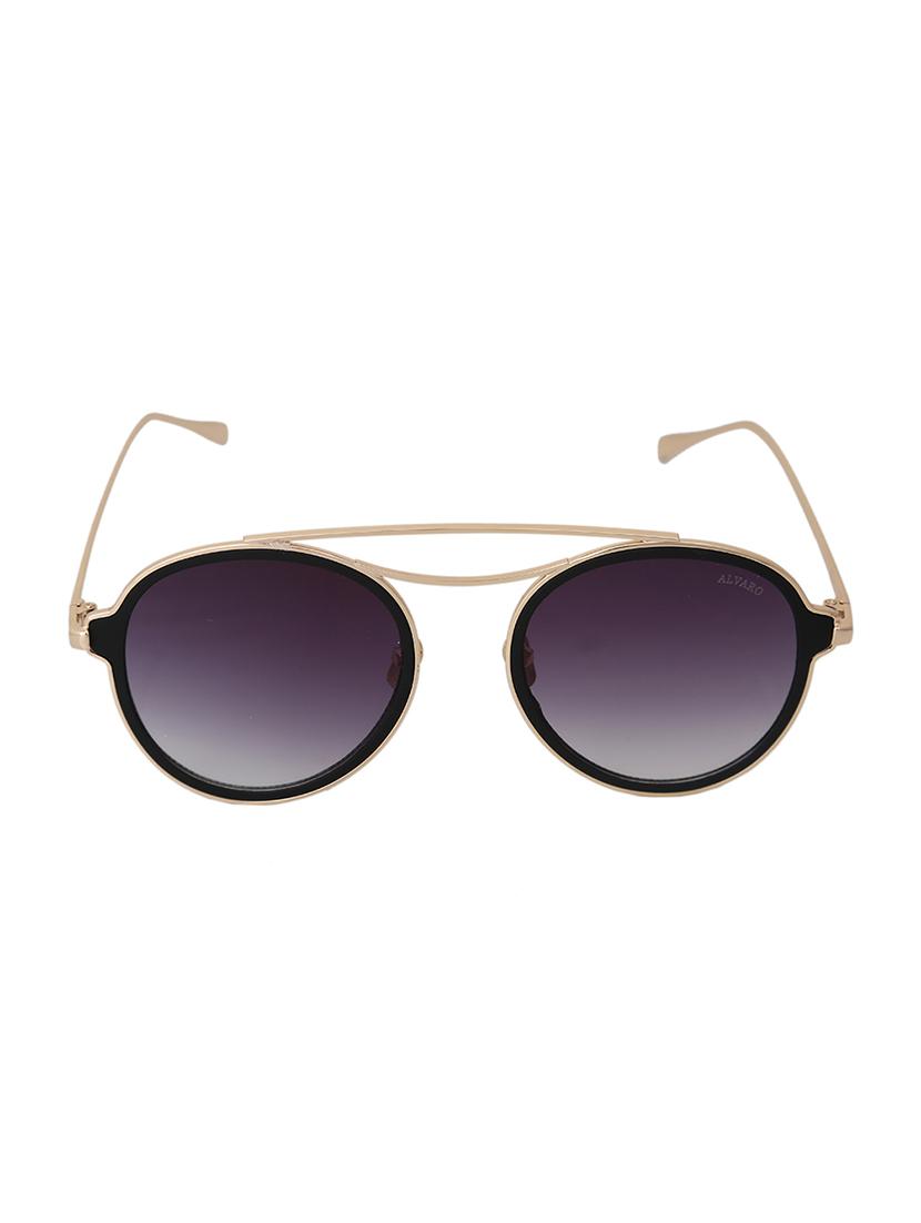 alvaro castagnino purple coloured oval sunglass - 14107449 - Zoom Image - 1