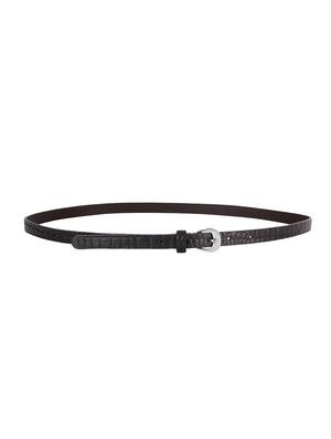 aditi wasan black leather belt - 14108812 - Standard Image - 3