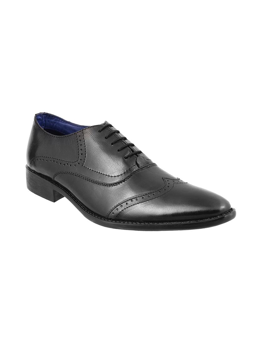 black Leather lace-up brouge - 14116732 - Zoom Image - 1