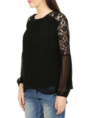 solid black nylon top - 14117422 - Standard Image - 2