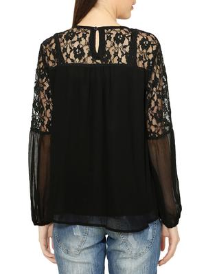 solid black nylon top - 14117422 - Standard Image - 3