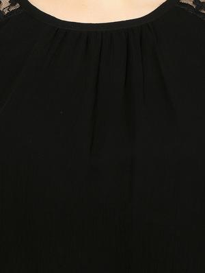 solid black nylon top - 14117422 - Standard Image - 4