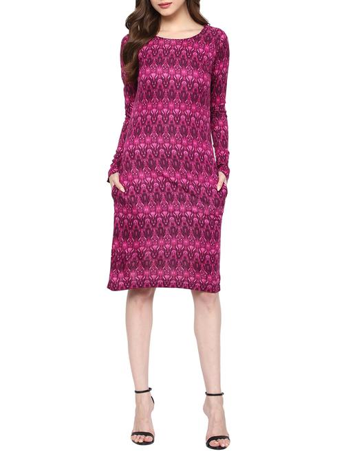 purple shift dress - 14119313 - Very Small Image - 1