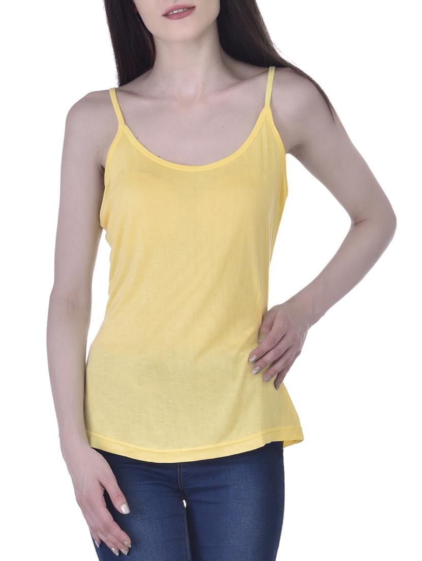 yellow cotton camisole - 14121635 - Zoom Image - 1