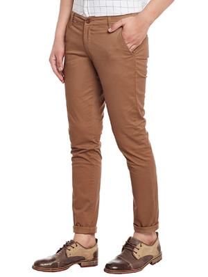 brown cotton chinos - 14127315 - Standard Image - 2