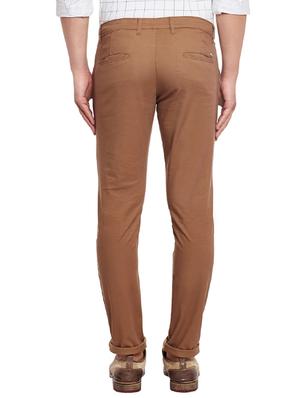 brown cotton chinos - 14127315 - Standard Image - 3