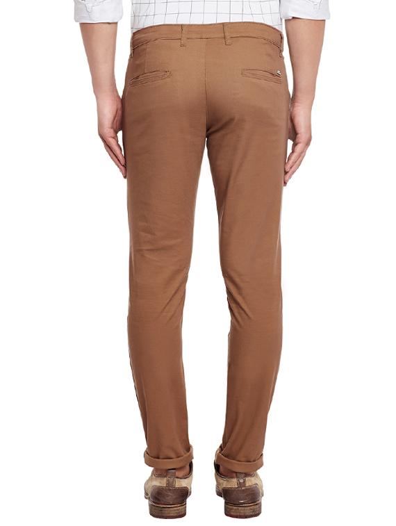 brown cotton chinos - 14127315 - Zoom Image - 3