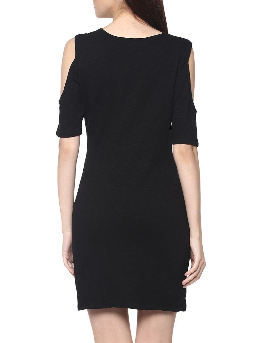 cold shoulder sheath dress - 14128805 - Zoom Image - 3