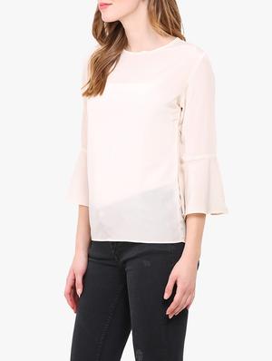 cream casual top - 14128871 - Standard Image - 2