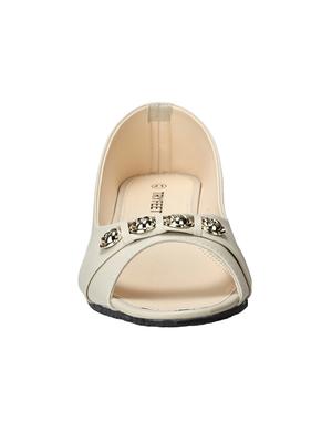 nude slip on sandal - 14130752 - Standard Image - 3