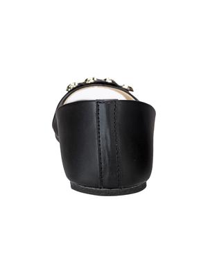 black slip on sandal - 14130754 - Standard Image - 3