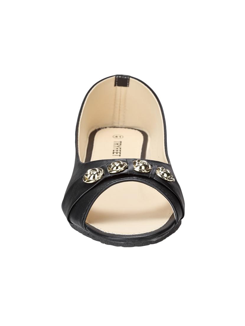 black slip on sandal - 14130754 - Zoom Image - 2