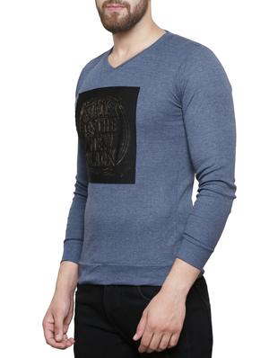 blue cotton t-shirt - 14135586 - Standard Image - 2