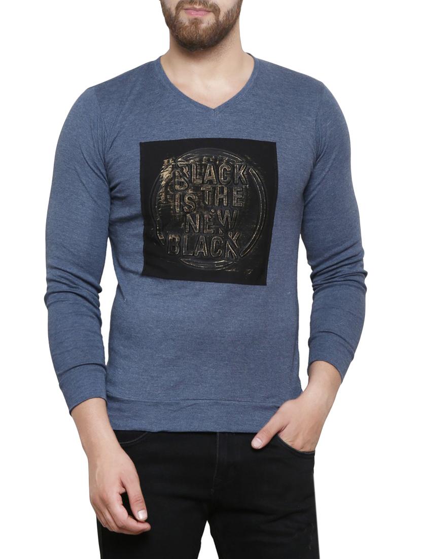 blue cotton t-shirt - 14135586 - Zoom Image - 1