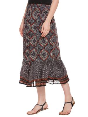 multi colored a-line skirt - 14137743 - Standard Image - 2