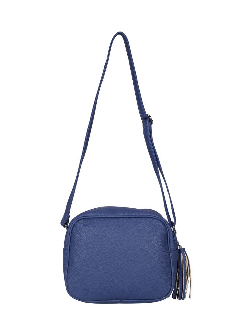 blue leatherette regular sling bag - 14143244 - Zoom Image - 1